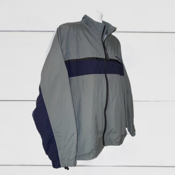 Vintage Polo Sport Ralph Lauren Navy/Gray Windbreaker Jacket - Men's Size Large - Picture 4 of 14